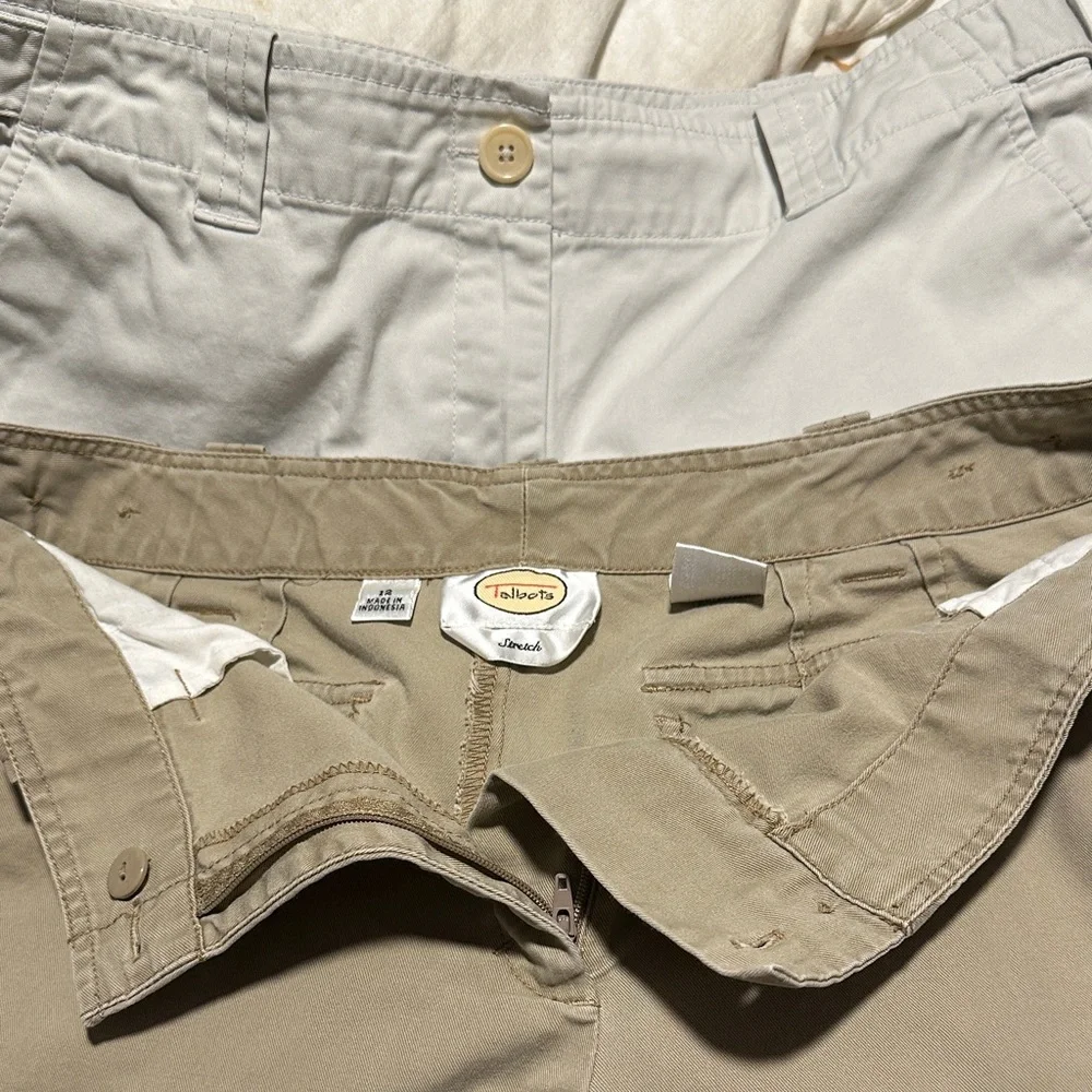 Talbots kahakis Casual Stretch Shorts 2 pairs ‎ size 12